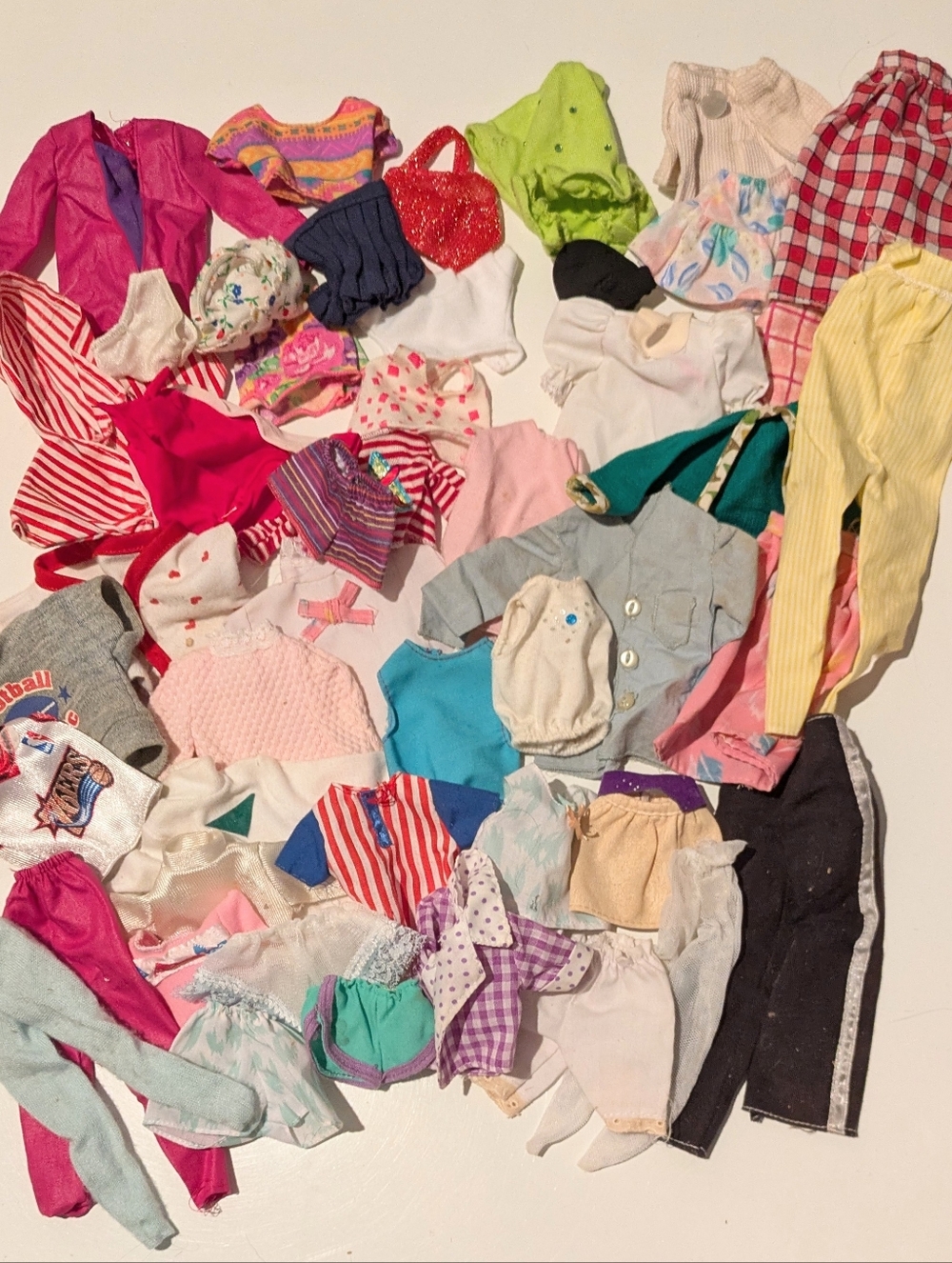 Barbie Doll Size Clothes Lot of 45+